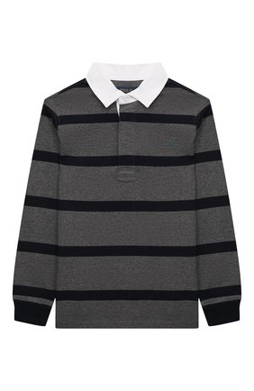 Детское хлопковое поло POLO RALPH LAUREN серого цвета по цене 7155 руб., арт. 321850959 | Фото 1 Детское хлопковое поло POLO RALPH LAUREN серого цвета, арт. 321850959 | Фото 1 (Рукава: Длинные; Материал внешний: Хлопок; Ростовка одежда: 18 мес | 86 см, 3 года | 98 см, 4 года | 104 см)