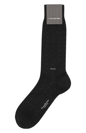 Мужские хлопковые носки ERMENEGILDO ZEGNA синего цвета по цене 2920 руб., арт. N5V404350 | Фото 1 Мужские хлопковые носки ERMENEGILDO ZEGNA синего цвета, арт. N5V404350 | Фото 1 (Материал внешний: Хлопок; Кросс-КТ: бельё)