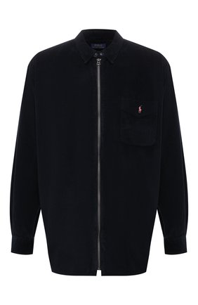 Мужская хлопковая рубашка POLO RALPH LAUREN темно-синего цвета по цене 17000 руб., арт. 711849852/PRL BS | Фото 1 Мужская хлопковая рубашка POLO RALPH LAUREN темно-синего цвета, арт. 711849852/PRL BS | Фото 1 (Материал внешний: Хлопок; Рукава: Длинные; Длина (для топов): Стандартные; Случай: Повседневный; Воротник: Кент; Принт: Однотонные; Манжеты: На пуговицах; Стили: Кэжуэл)