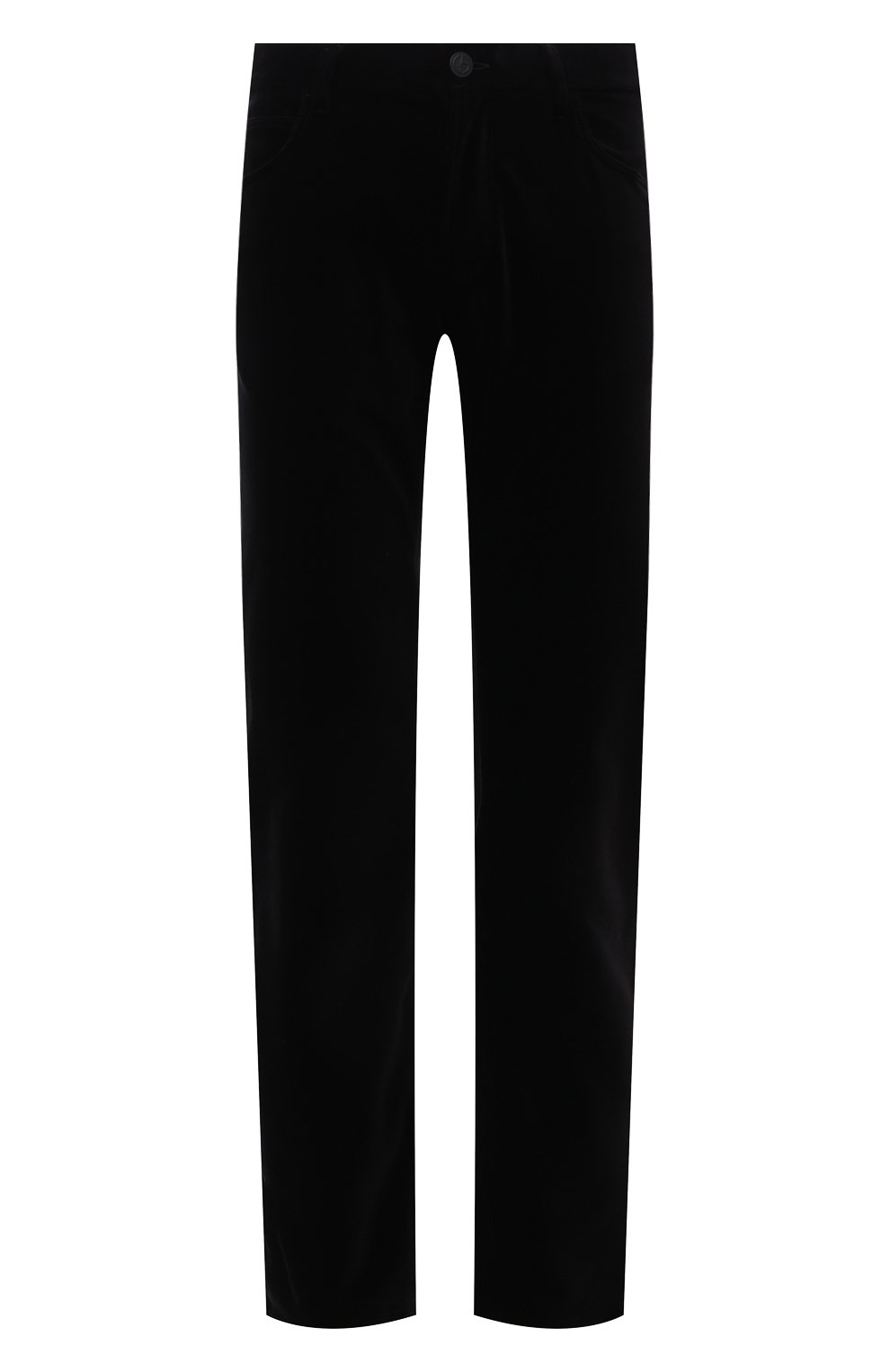 Хлопковые брюки Giorgio Armani Чёрный 6KSJ15/SN71Z 5591922