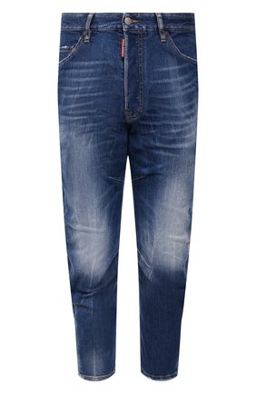 Мужские джинсы DSQUARED2 синего цвета по цене 49600 руб., арт. S71LB0948/S30663 | Фото 1 Мужские джинсы DSQUARED2 синего цвета, арт. S71LB0948/S30663 | Фото 1 (Материал внешний: Хлопок; Длина (брюки, джинсы): Укороченные; Кросс-КТ: Деним; Силуэт М (брюки): Прямые; Стили: Гранж)