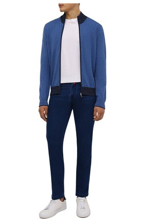 Мужские джинсы KITON темно-синего цвета по цене 105000 руб., арт. UPNJSJ0337A | Фото 2 Мужские джинсы KITON темно-синего цвета, арт. UPNJSJ0337A | Фото 2 (Длина (брюки, джинсы): Стандартные; Материал внешний: Хлопок; Кросс-КТ: Деним; Силуэт М (брюки): Прямые; Стили: Кэжуэл)