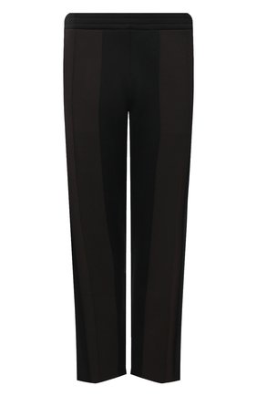 Мужские брюки BOTTEGA VENETA черного цвета, арт. 665907/V0C10 | Фото 1 (Материал внешний: Вискоза, Синтетический материал; Случай: Повседневный; Стили: Спорт-шик; Длина (брюки, джинсы): Стандартные)