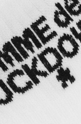 Мужские хлопковые носки COMME DES FUCKDOWN белого цвета по цене 2115 руб., арт. CDFA575 | Фото 2 Мужские хлопковые носки COMME DES FUCKDOWN белого цвета, арт. CDFA575 | Фото 2 (Материал внешний: Хлопок; Кросс-КТ: бельё)