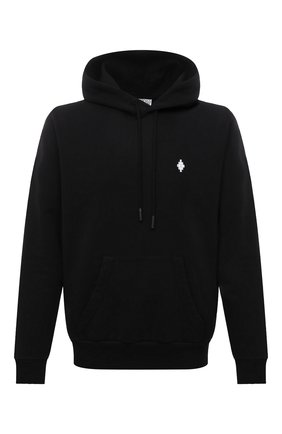Мужской хлопковое худи MARCELO BURLON черного цвета по цене 32350 руб., арт. CMBB007F21FLE006 | Фото 1 Мужской хлопковое худи MARCELO BURLON черного цвета, арт. CMBB007F21FLE006 | Фото 1 (Материал внешний: Хлопок; Рукава: Длинные; Длина (для топов): Стандартные; Мужское Кросс-КТ: Худи-одежда)