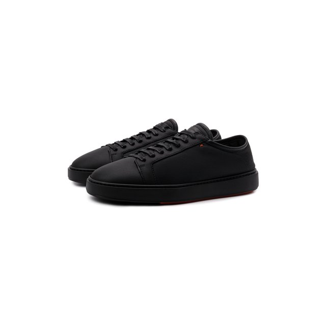 фото Кожаные кеды santoni