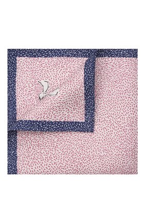Мужской шелковый платок ETON розового цвета, арт. A000 33108 | Фото 1 (Материал: Текстиль, Шелк)