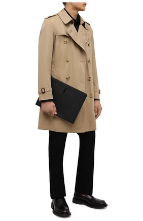 Мужская кожаная папка для документов SAINT LAURENT черного цвета по цене 56350 руб., арт. 534680/C9H0U | Фото 2 Мужская кожаная папка для документов SAINT LAURENT черного цвета, арт. 534680/C9H0U | Фото 2 (Материал: Натуральная кожа; Размер: medium)