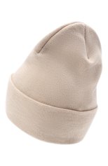 Женская шерстяная шапка WOOLRICH кремвого цвета, арт. CFWWAC0104FR/UF0428 | Фото 3 (Материал: Текстиль, Шерсть)