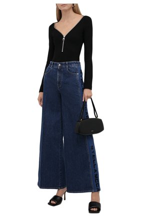Женское боди ALEXANDER MCQUEEN черного цвета по цене 56300 руб., арт. 677226/QLABB | Фото 2 Женское боди ALEXANDER MCQUEEN черного цвета, арт. 677226/QLABB | Фото 2 (Рукава: Длинные; Материал внешний: Вискоза, Синтетический материал; Стили: Спорт-шик; Женское Кросс-КТ: Боди-одежда)