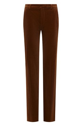 Женские вельветовые брюки SAINT LAURENT коричневого цвета по цене 89950 руб., арт. 661321/Y107T | Фото 1 Женские вельветовые брюки SAINT LAURENT коричневого цвета, арт. 661321/Y107T | Фото 1 (Длина (брюки, джинсы): Удлиненные; Материал внешний: Хлопок; Стили: Гламурный; Силуэт Ж (брюки и джинсы): Расклешенные)