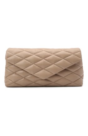 Женский клатч sade SAINT LAURENT бежевого цвета по цене 112500 руб., арт. 655004/1EL01 | Фото 1 Женский клатч sade SAINT LAURENT бежевого цвета, арт. 655004/1EL01 | Фото 1 (Материал: Натуральная кожа; Женское Кросс-КТ: Вечерняя сумка, Клатч-клатчи; Размер: large)