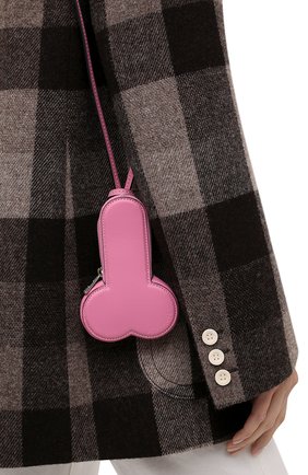 Женская кожаный футляр для ключей JW ANDERSON розового цвета по цене 23100 руб., арт. AC0130 LA0001 | Фото 2 Женская кожаный футляр для ключей JW ANDERSON розового цвета, арт. AC0130 LA0001 | Фото 2