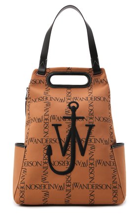 Женский рюкзак anchor JW ANDERSON оранжевого цвета, арт. HB0314 FA0082 | Фото 1 (Размер: large; Материал: Текстиль; Стили: Кэжуэл)