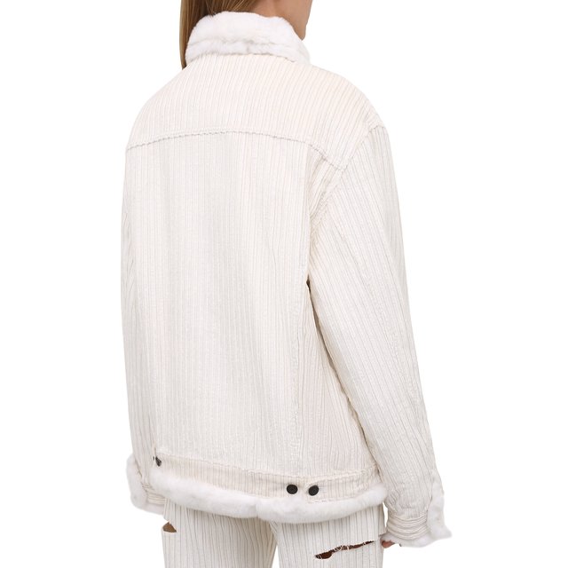 фото Куртка с меховой отделкой forte dei marmi couture
