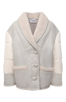 Женская дубленка FORTE DEI MARMI COUTURE кремвого цвета по цене 148500 руб., арт. 21WF1902 | Фото 1 Женская дубленка FORTE DEI MARMI COUTURE кремвого цвета, арт. 21WF1902 | Фото 1 (Длина (верхняя одежда): Короткие; Материал утеплителя: Натуральный мех; Рукава: Длинные; Стили: Гламурный; Материал внешний: Натуральная кожа)