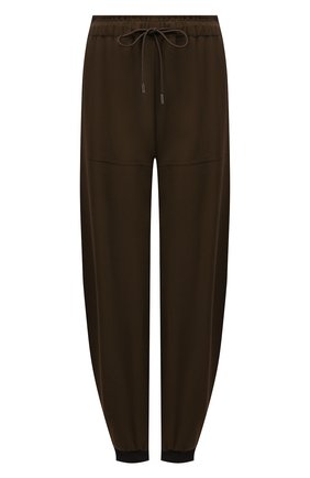 Женские джоггеры из вискозы CHLOÉ темно-коричневого цвета по цене 71550 руб., арт. CHC21APA51039 | Фото 1 Женские джоггеры из вискозы CHLOÉ темно-коричневого цвета, арт. CHC21APA51039 | Фото 1 (Длина (брюки, джинсы): Стандартные; Материал внешний: Вискоза; Стили: Спорт-шик; Женское Кросс-КТ: Джоггеры - брюки; Силуэт Ж (брюки и джинсы): Джоггеры)