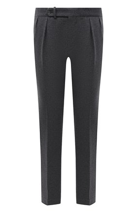 Мужские хлопковые брюки RALPH LAUREN серого цвета, арт. 798846767 | Фото 1 (Длина (брюки, джинсы): Стандартные; Материал внешний: Хлопок; Случай: Повседневный; Стили: Кэжуэл)