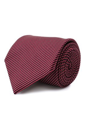 Мужской шелковый галстук BRIONI красного цвета, арт. 062I00/01461 | Фото 1 (Материал: Текстиль, Шелк; Принт: С принтом)