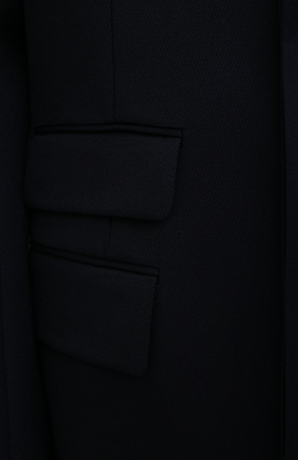 Мужской шерстяное пальто MAISON MARGIELA синего цвета, арт. S50AA0103/S48109 | Фото 5 (Материал внешний: Шерсть; Рукава: Длинные; Длина (верхняя одежда): До колена; Региональные ограничения белый список (Axapta Mercury): RU; Материал подклада: Вискоза; Мужское Кросс-КТ: пальто-верхняя одежда; Стили: Минимализм)