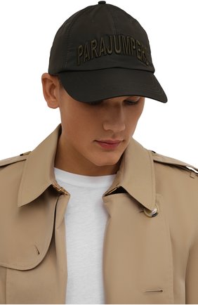 Мужской бейсболка PARAJUMPERS хаки цвета по цене 4365 руб., арт. HA05/PARAJUMPERS CAP | Фото 2 Мужской бейсболка PARAJUMPERS хаки цвета, арт. HA05/PARAJUMPERS CAP | Фото 2 (Материал: Синтетический материал, Текстиль)