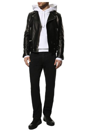 Мужской хлопковое худи SAINT LAURENT белого цвета по цене 56700 руб., арт. 677259/YB2PG | Фото 2 Мужской хлопковое худи SAINT LAURENT белого цвета, арт. 677259/YB2PG | Фото 2 (Длина (для топов): Стандартные; Рукава: Длинные; Материал внешний: Хлопок; Мужское Кросс-КТ: Худи-одежда; Принт: С принтом; Стили: Спорт-шик)