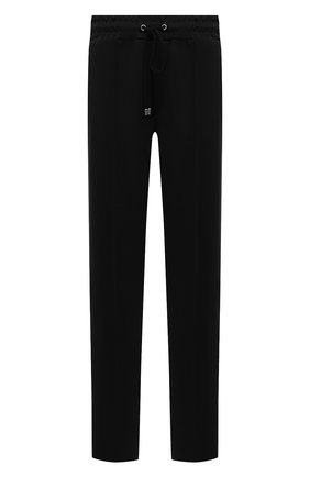 Мужские брюки DOMREBEL черного цвета, арт. MPLEATED/TRACK PANTS | Фото 1 (Длина (брюки, джинсы): Стандартные; Материал внешний: Синтетический материал; Случай: Повседневный; Стили: Спорт-шик)