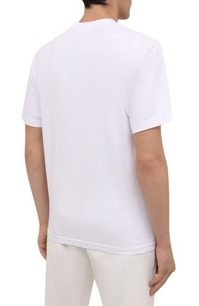 Мужская хлопковая футболка DOMREBEL белого цвета, арт. MBEARBALL/B0X T | Фото 4 (Рукава: Короткие; Длина (для топов): Стандартные; Стили: Гранж; Принт: С принтом; Материал внешний: Хлопок)