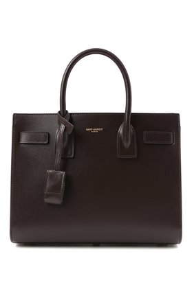 Женская сумка sac de jour baby SAINT LAURENT темно-коричневого цвета по цене 178500 руб., арт. 421863/02G9W | Фото 1 Женская сумка sac de jour baby SAINT LAURENT темно-коричневого цвета, арт. 421863/02G9W | Фото 1 (Материал: Натуральная кожа; Размер: small; Сумки-технические: Сумки top-handle; Ремень/цепочка: На ремешке)