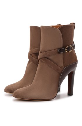 Женские замшевые ботильоны jensynn RALPH LAUREN бежевого цвета по цене 89400 руб., арт. 800857483 | Фото 1 Женские замшевые ботильоны jensynn RALPH LAUREN бежевого цвета, арт. 800857483 | Фото 1 (Подошва: Платформа; Материал внутренний: Натуральная кожа; Каблук высота: Высокий; Каблук тип: Шпилька; Материал внешний: Замша)