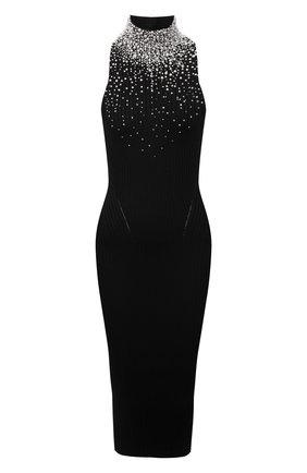 Женское платье из вискозы BALMAIN черного цвета по цене 259500 руб., арт. WF1RI020/KA11 | Фото 1 Женское платье из вискозы BALMAIN черного цвета, арт. WF1RI020/KA11 | Фото 1 (Материал внешний: Вискоза; Стили: Гламурный; Случай: Вечерний; Кросс-КТ: Трикотаж; Длина Ж (юбки, платья, шорты): До колена)