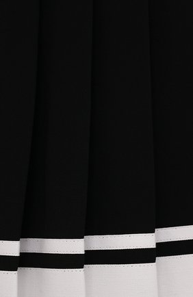 Женская юбка BALMAIN черного цвета, арт. WF1LB205/V089 | Фото 5 (Стили: Гламурный; Длина Ж (юбки, платья, шорты): Мини; Женское Кросс-КТ: юбка-плиссе; Материал внешний: Вискоза)