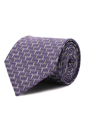 Мужской шелковый галстук LANVIN сиреневого цвета по цене 11150 руб., арт. 3203/TIE | Фото 1 Мужской шелковый галстук LANVIN сиреневого цвета, арт. 3203/TIE | Фото 1 (Материал: Шелк, Текстиль; Принт: С принтом)