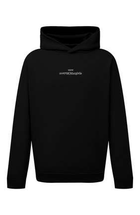 Мужской хлопковое худи MAISON MARGIELA черного цвета по цене 52100 руб., арт. S50GU0167/S25503 | Фото 1 Мужской хлопковое худи MAISON MARGIELA черного цвета, арт. S50GU0167/S25503 | Фото 1 (Материал внешний: Хлопок; Мужское Кросс-КТ: Худи-одежда; Длина (для топов): Стандартные; Рукава: Длинные; Принт: С принтом; Стили: Спорт-шик)