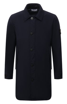 Мужской утепленный плащ STONE ISLAND темно-синего цвета по цене 85250 руб., арт. 751570832 | Фото 1 Мужской утепленный плащ STONE ISLAND темно-синего цвета, арт. 751570832 | Фото 1 (Материал подклада: Синтетический материал; Рукава: Длинные; Материал внешний: Синтетический материал; Длина (верхняя одежда): До середины бедра; Мужское Кросс-КТ: Плащ-верхняя одежда; Стили: Кэжуэл)