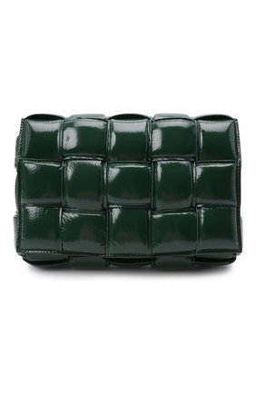 Женская сумка padded cassette BOTTEGA VENETA темно-зеленого цвета по цене 223500 руб., арт. 591970/V13Y1 | Фото 1 Женская сумка padded cassette BOTTEGA VENETA темно-зеленого цвета, арт. 591970/V13Y1 | Фото 1 (Материал: Натуральная кожа; Ремень/цепочка: На ремешке; Сумки-технические: Сумки через плечо; Размер: medium)
