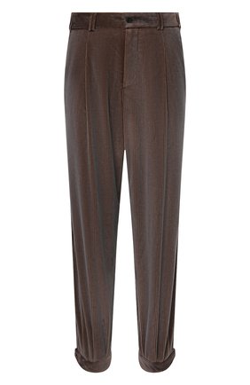 Мужские хлопковые брюки GIORGIO ARMANI коричневого цвета по цене 82550 руб., арт. 0WGPP0D7/T02SV | Фото 1 Мужские хлопковые брюки GIORGIO ARMANI коричневого цвета, арт. 0WGPP0D7/T02SV | Фото 1 (Материал внешний: Хлопок; Материал подклада: Синтетический материал; Случай: Повседневный; Стили: Кэжуэл; Длина (брюки, джинсы): Стандартные)