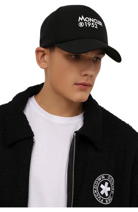 Мужской бейсболка 2 moncler 1952 MONCLER GENIUS черного цвета по цене 14700 руб., арт. G2-092-3B000-07-0U017 | Фото 2 Мужской бейсболка 2 moncler 1952 MONCLER GENIUS черного цвета, арт. G2-092-3B000-07-0U017 | Фото 2 (Материал: Текстиль, Синтетический материал)