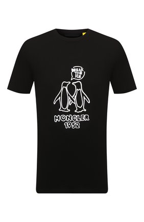 Мужская хлопковая футболка 2 moncler 1952 MONCLER GENIUS черного цвета по цене 21800 руб., арт. G2-092-8C000-08-8390T | Фото 1 Мужская хлопковая футболка 2 moncler 1952 MONCLER GENIUS черного цвета, арт. G2-092-8C000-08-8390T | Фото 1 (Материал внешний: Хлопок; Длина (для топов): Стандартные; Рукава: Короткие; Принт: С принтом)