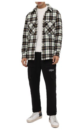 Мужские кожаные кеды stardan GOLDEN GOOSE DELUXE BRAND белого цвета по цене 37400 руб., арт. GMF00128.F000567 | Фото 2 Мужские кожаные кеды stardan GOLDEN GOOSE DELUXE BRAND белого цвета, арт. GMF00128.F000567 | Фото 2 (Материал внутренний: Натуральная кожа; Подошва: Массивная)