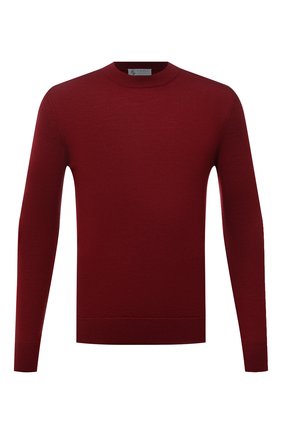Мужской джемпер из кашемира и шелка IL BORGO CASHMERE бордового цвета по цене 49950 руб., арт. 54-1206-02G0 | Фото 1 Мужской джемпер из кашемира и шелка IL BORGO CASHMERE бордового цвета, арт. 54-1206-02G0 | Фото 1 (Материал внешний: Шерсть, Кашемир, Шелк; Рукава: Длинные; Длина (для топов): Стандартные; Мужское Кросс-КТ: Джемперы; Вырез: Круглый; Принт: Без принта; Стили: Кэжуэл)