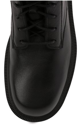 Мужские кожаные ботинки VIC MATIE черного цвета, арт. 1W3061U.W90W890101 | Фото 5 (Материал внешний: Кожа; Материал утеплителя: Натуральный мех; Мужское Кросс-КТ: Ботинки-обувь; Подошва: Массивная)
