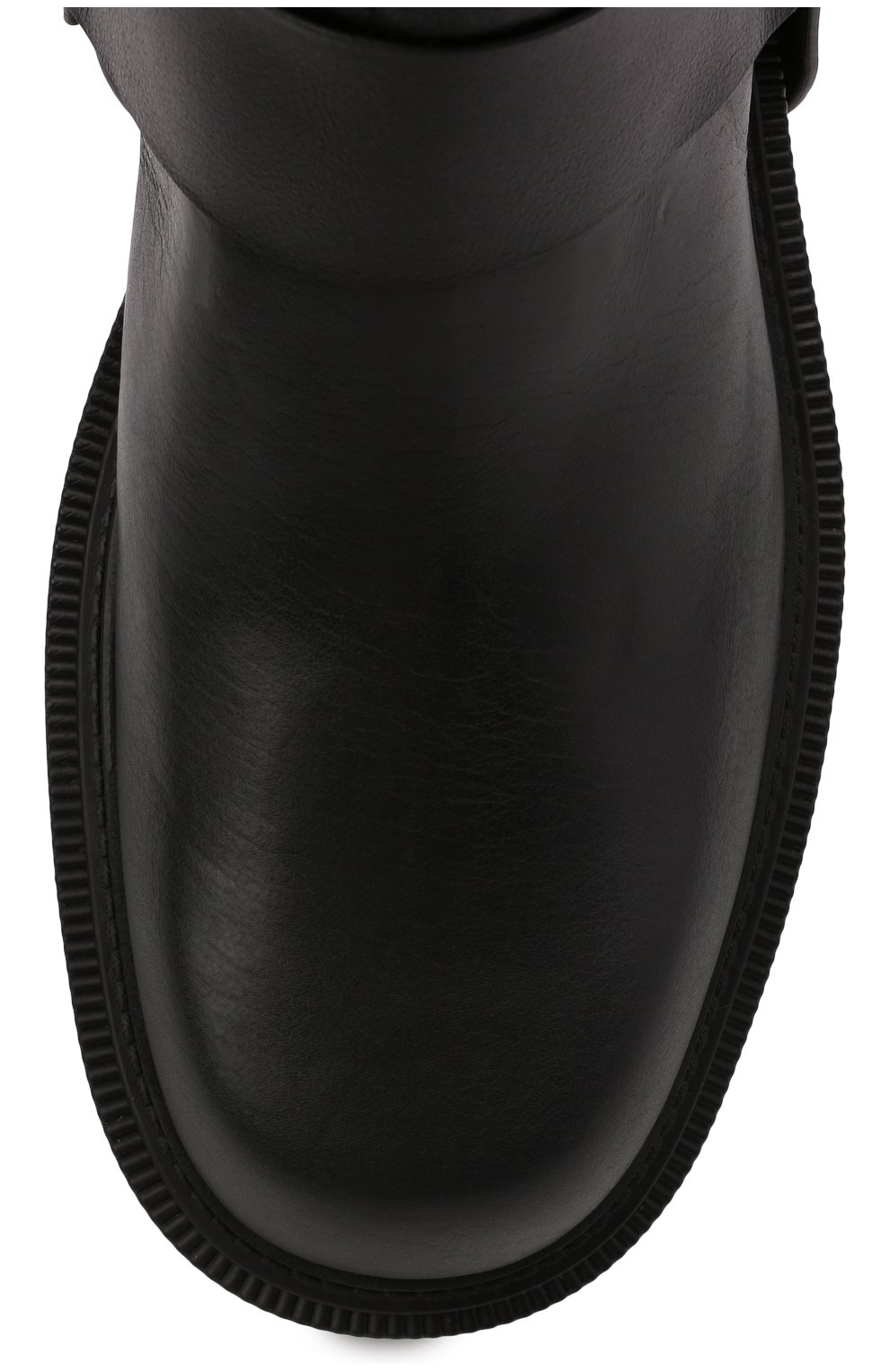Мужские кожаные сапоги VIC MATIE черного цвета, арт. 1W3068U.W90W890101 | Фото 5 (Материал внешний: Кожа; Материал внутренний: Натуральная кожа; Материал утеплителя: Без утеплителя; Подошва: Массивная; Мужское Кросс-КТ: Сапоги-обувь)