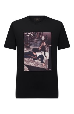 Мужская хлопковая футболка LIMITATO черного цвета по цене 16100 руб., арт. FILM TIME/T-SHIRT | Фото 1 Мужская хлопковая футболка LIMITATO черного цвета, арт. FILM TIME/T-SHIRT | Фото 1 (Материал внешний: Хлопок; Рукава: Короткие; Принт: С принтом; Длина (для топов): Стандартные; Стили: Кэжуэл)