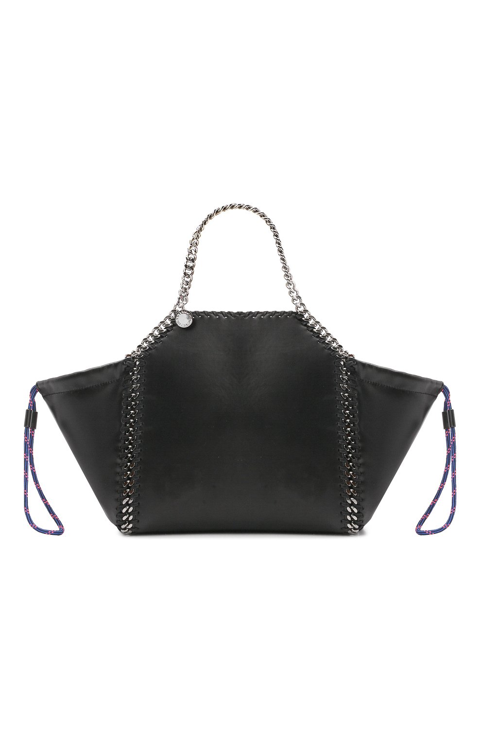 Женская сумка falabella medium STELLA MCCARTNEY черного цвета, арт. 700231/W8836 | Фото 1 (Сумки-технические: Сумки через плечо, Сумки top-handle; Ошибки технического описания: Нет ширины; Размер: medium; Ремень/цепочка: На ремешке; Материал: Текстиль, Экокожа)