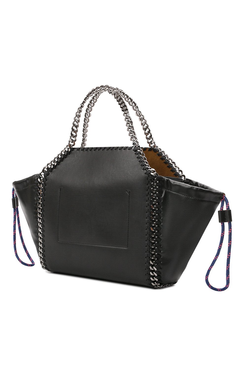 Женская сумка falabella medium STELLA MCCARTNEY черного цвета по цене 89300 руб., арт. 700231/W8836 | Фото 3 Женская сумка falabella medium STELLA MCCARTNEY черного цвета, арт. 700231/W8836 | Фото 3 (Сумки-технические: Сумки через плечо, Сумки top-handle; Ошибки технического описания: Нет ширины; Размер: medium; Ремень/цепочка: На ремешке; Материал: Текстиль, Экокожа)