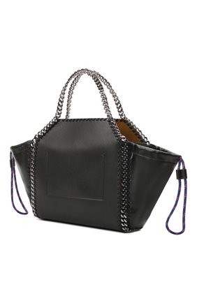 Женская сумка falabella medium STELLA MCCARTNEY черного цвета по цене 89300 руб., арт. 700231/W8836 | Фото 3 Женская сумка falabella medium STELLA MCCARTNEY черного цвета, арт. 700231/W8836 | Фото 3 (Сумки-технические: Сумки через плечо, Сумки top-handle; Ошибки технического описания: Нет ширины; Размер: medium; Ремень/цепочка: На ремешке; Материал: Текстиль, Экокожа)