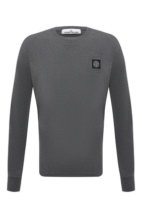 Мужская хлопковый лонгслив STONE ISLAND темно-серого цвета по цене 12400 руб., арт. 751522713 | Фото 1 Мужская хлопковый лонгслив STONE ISLAND темно-серого цвета, арт. 751522713 | Фото 1 (Материал внешний: Хлопок; Рукава: Длинные; Принт: Без принта; Длина (для топов): Стандартные; Стили: Кэжуэл)