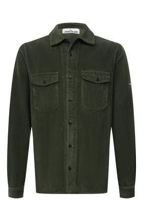 Мужская хлопковая рубашка STONE ISLAND хаки цвета по цене 25100 руб., арт. 751512111 | Фото 1 Мужская хлопковая рубашка STONE ISLAND хаки цвета, арт. 751512111 | Фото 1 (Материал внешний: Хлопок; Длина (для топов): Стандартные; Рукава: Длинные; Случай: Повседневный; Принт: Однотонные; Манжеты: На пуговицах; Воротник: Кент; Стили: Кэжуэл)