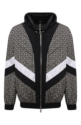 Мужской бомбер BALMAIN кремвого цвета по цене 157000 руб., арт. WH1TG055/687I | Фото 1 Мужской бомбер BALMAIN кремвого цвета, арт. WH1TG055/687I | Фото 1 (Материал внешний: Синтетический материал; Длина (верхняя одежда): Короткие; Рукава: Длинные; Материал подклада: Синтетический материал; Кросс-КТ: Куртка; Принт: С принтом)